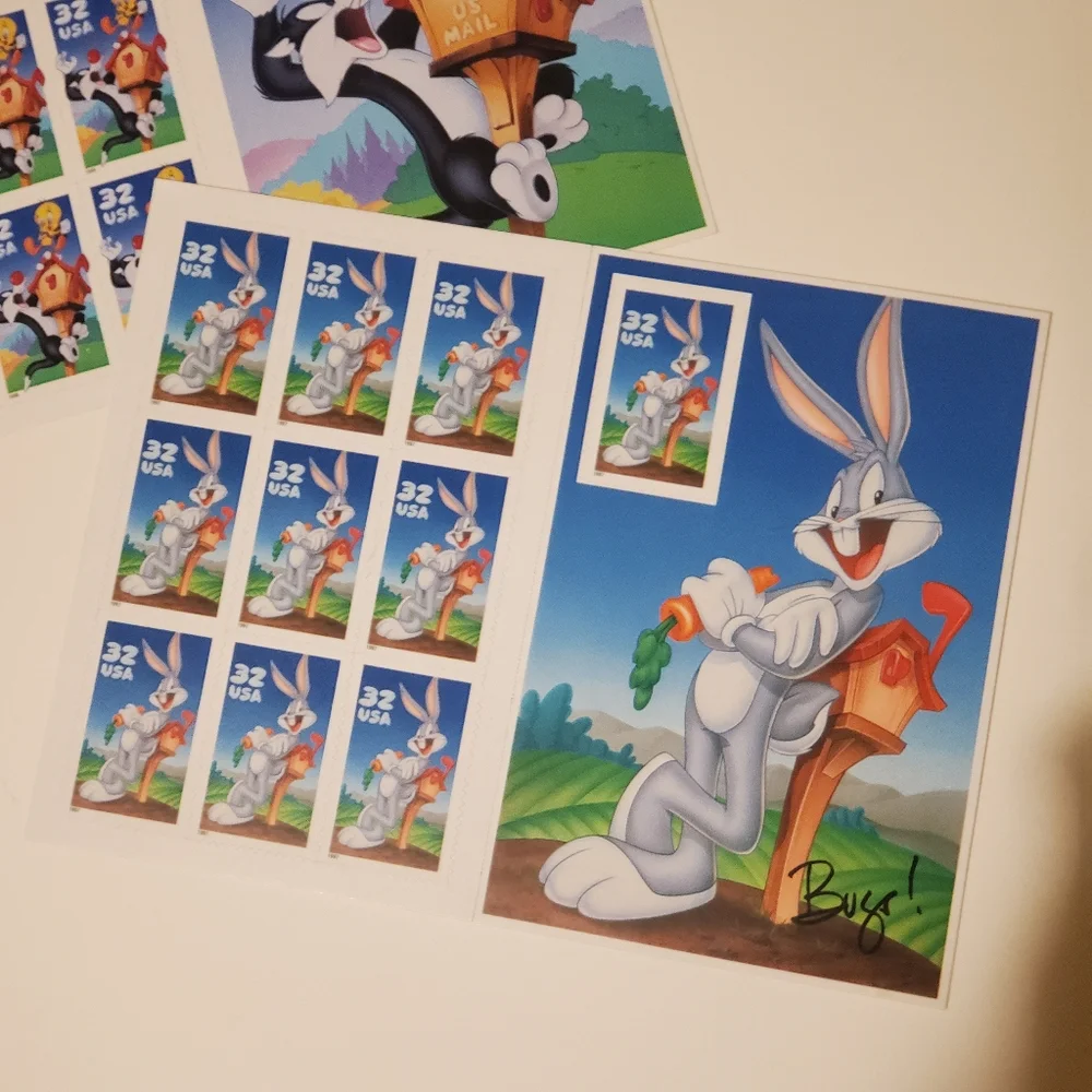 USPS 1990s Looney Toons Collectible Stamps Set